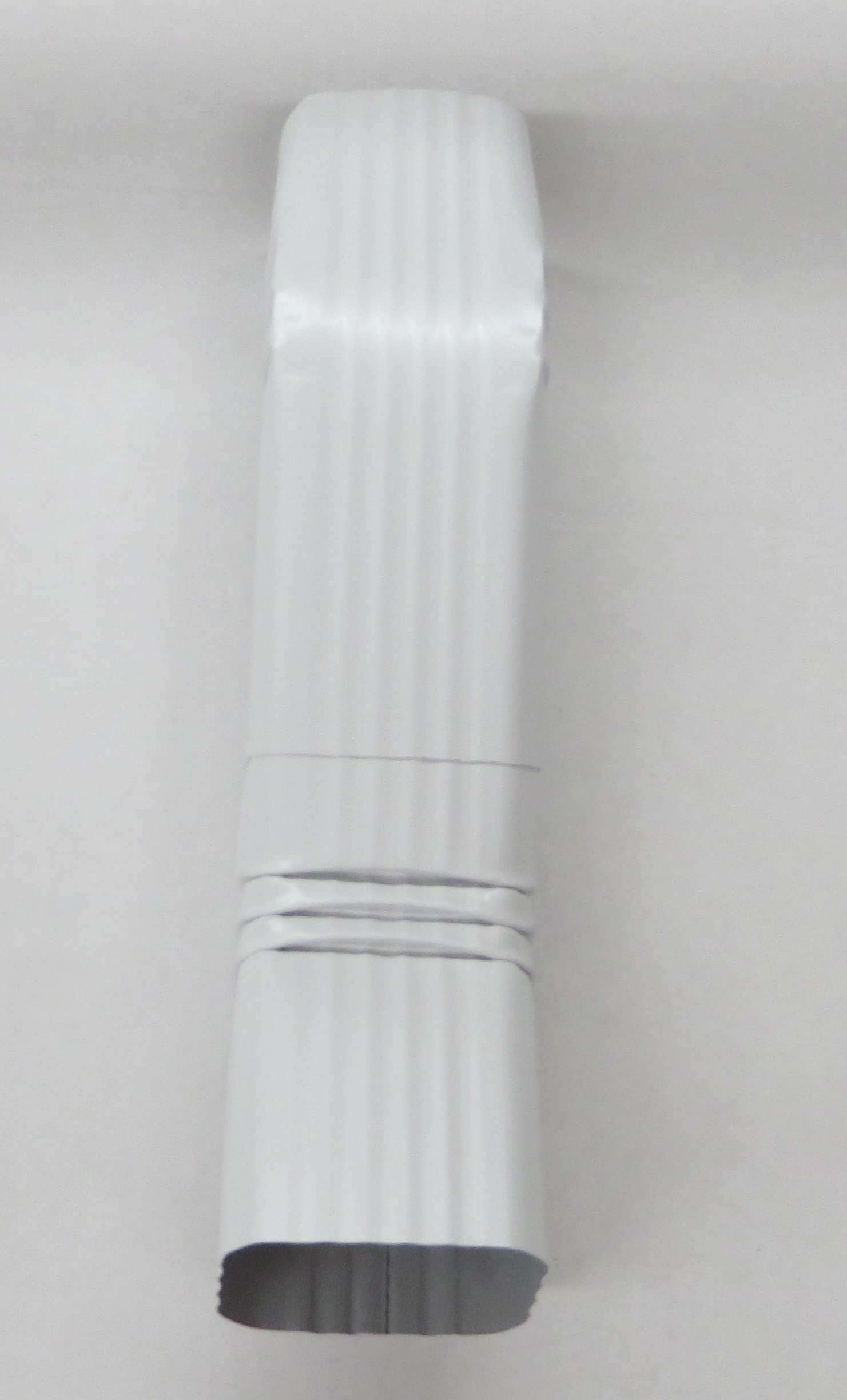 Aluminum Offset Downspout Elbow (3x4 A, LOW GLOSS WHITE)