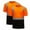 Orange-2 PC, variant on 1/2/3/4 Pack High Visibility Shirts for Men Hi Vis Reflective Safety Shirts for Men Women, Short Sleeve Work Shirts with Pocket