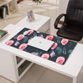 thumbnail image 3 of Long Mouse Pads for Desk,Pioneer Flower Floral Print Pattern Desk Mats on Top Of Desks, Desk Mouse Pad Extra Large with 3mm Non-Slip Base and Stitched Edge for Gaming,Office,Work,Home 31.5"x15.7", 3 of 6