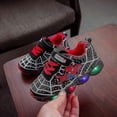 thumbnail image 1 of Children's sports shoes Spiderman luminous sports shoes children's boys LED luminous shoes, 1 of 3