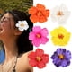 thumbnail image 2 of 2/4/6 Uds. Pinzas para el cabello de flores hawaianas para mujer, pasadores de lirio de hibisco Floral Artificial, accesorios de horquilla, regalo de vacaciones en la playa, 2 of 5