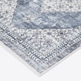 thumbnail image 6 of Home Decor Collection Washable Blue Persian Indoor Runner, 24"x72", 6 of 7