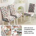 thumbnail image 5 of Strawberry Lover Dining Chair Covers 4 Pack Sweet Red Berry Theme Washable Polyester Stretch Slipcovers Removable Seat Protector for I Love Strawberries Style, 5 of 6