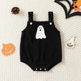 thumbnail image 2 of Mercatoo 𝐍ewborn Baby Girl Boy Halloween Romper Cute Pumpkin 𝐎nesie Corduroy Overall Shorts Suspender Jumpsuit, 2 of 5