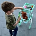 thumbnail image 4 of Roma Prams Shopping Trolley, Rupert Collection,Doll Accessory Push Cart, Rainbow & Mint Them, Ages 3+, Mint Green, 4 of 16