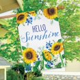 thumbnail image 4 of Briarwood Lane Summer House Flag 40x28 For Outdoor Hello Sunshine Spring Burlap For Summer House Flag, 4 of 4