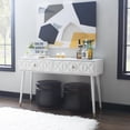 thumbnail image 5 of Linon Geo Console Table With White Finish GE202WHT01AS, 5 of 7