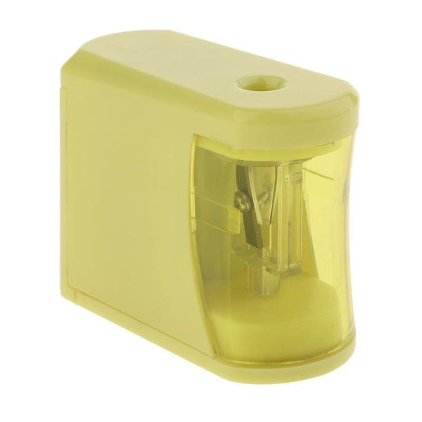 Sacapuntas Eléctrico Soledad Interruptor Táctil Automático Amarillo