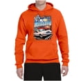 thumbnail image 2 of Wild Bobby, Mustang Untamed American Spirit Ford Cars and Trucks Unisex Graphic Hoodie Sweatshirt, Orange, 3X-Large, 2 of 6
