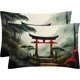 thumbnail image 2 of Puerta japonesa Torii Funda nórdica California King Size Juego de cama asiático -, 2 of 7