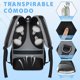 thumbnail image 4 of Mochila,Mochila de 15.6 pulgadas Mochila para estudiantes universitarios con puerto USB Mochila escolar resistente al agua para hombres mujeres,Gris, 4 of 5