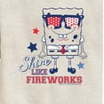 thumbnail image 3 of SpongeBob SquarePants - Shine Like Fireworks - Toddler & Youth Crewneck Fleece Sweatshirt, 3 of 6
