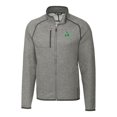 thumbnail image 2 of Men's Cutter & Buck Heather Gray Marshall Thundering Herd Mainsail Sweater-Knit Big & Tall Full-Zip Jacket, 2 of 3