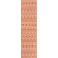 thumbnail image 3 of Well Woven 3' x 10' Orange Outdoor Rug, 3 of 8