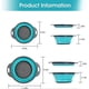 thumbnail image 2 of Collapsible Colander Set of 2 Round Silicone Strainer Kitchen Strainers and Colanders with Hand, 2 of 5