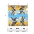 thumbnail image 4 of Yiaed Funny Countryside Donkey Print Mailbox Covers, Magnetic Mailbox Cover, Mail Box Covers for Garden Outdoor Decor Box Covers-25.5x21 in, 4 of 8