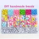 thumbnail image 5 of Kit para hacer pulseras y joyas para niños, rompecabezas pulido, manualidades educativas, juguetes para niñas, cuentas con letras, 5 of 14