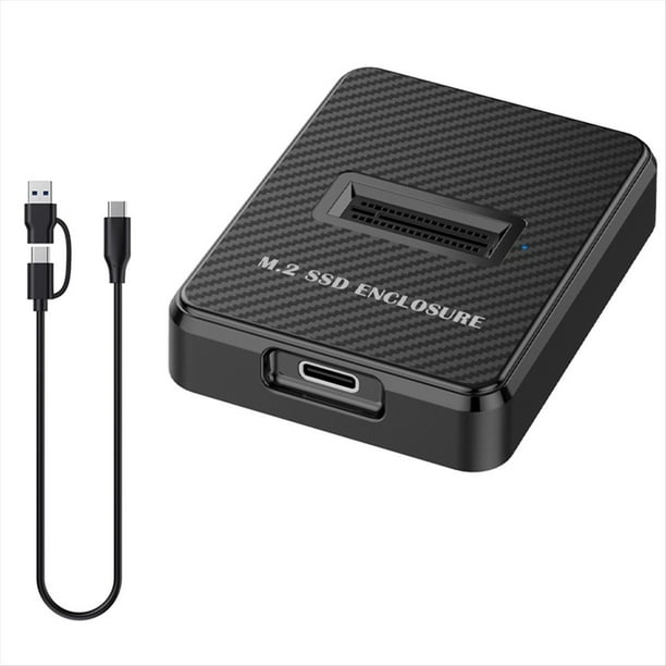 Carcasa para Disco Duro SSD Externo M.2 con Velocidad de Lectura y Escritura en Línea de 10 GB para M.2 NVME