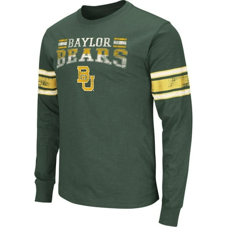 Baylor University Alumni - Baylor University Bears Men's Distressed Print Long Sleeve Tee