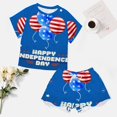 thumbnail image 4 of 4th of July 2 Pack Women’s Pajama Set Print Sleepwear And Shorts Y2k Loungewear Sets S-5XL, 4 of 7