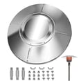 thumbnail image 4 of Patio Heater Shield Replacement Accessories, Top Shield Reflector Aluminum Winter Heater Shield Reflector For Outdoor A, 4 of 5