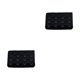 thumbnail image 2 of Qarigey Correa de extensión Extensores de sujetador Hebilla 4 Accesorios de gancho Botones elásticos Reemplazo íntimo 3 filas Ropa interior negro 2Conjunto, 2 of 6