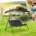thumbnail image 4 of TSV Outdoor Swing Canopy Replacement Top, Waterproof Patio Swing Canopy Replacement Cover, Anti-UV Garden Hammock Top Cover, 4 of 6
