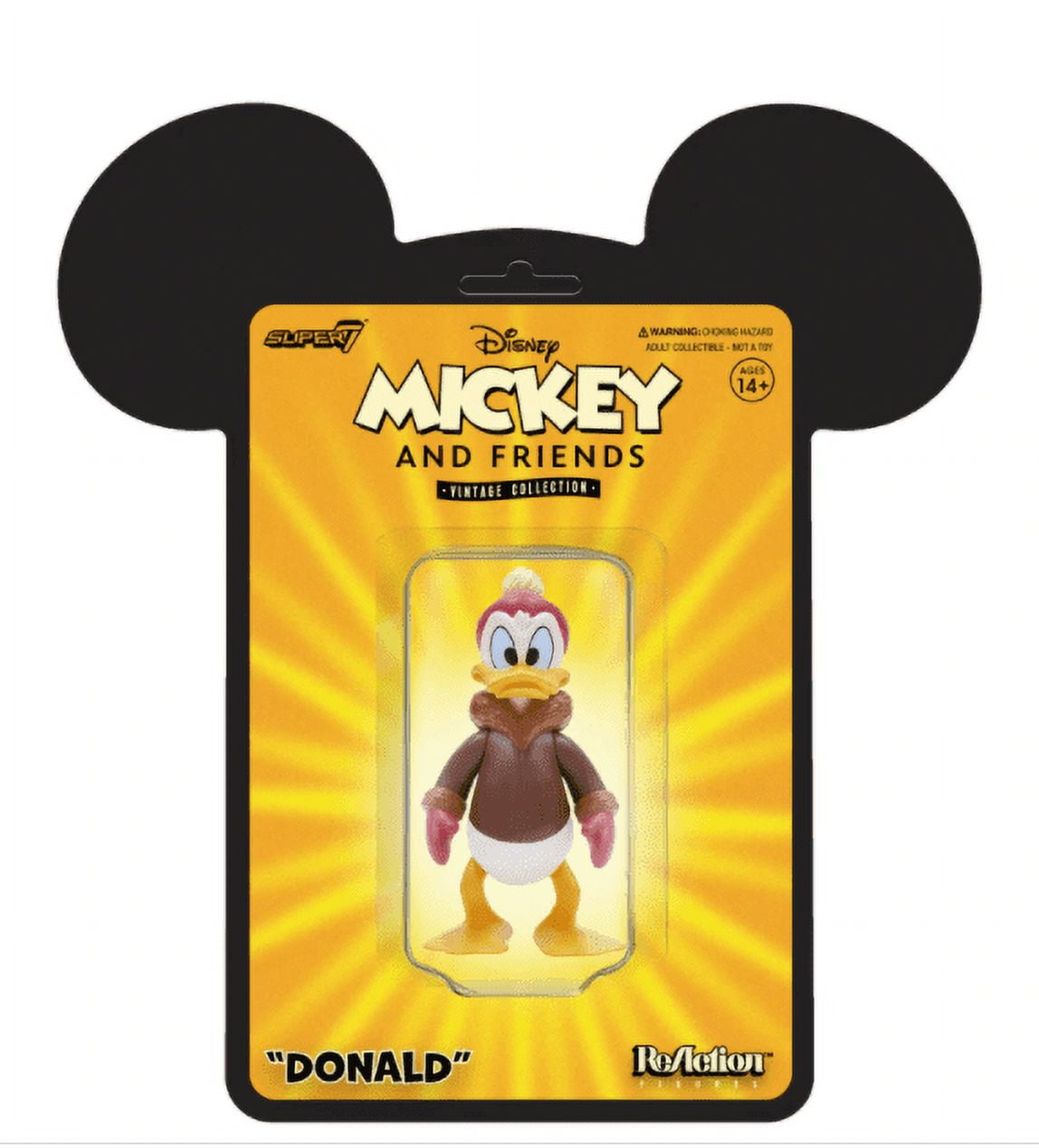 Mickey Mouse Vintage Super 7 Reaction Toy Action Figure