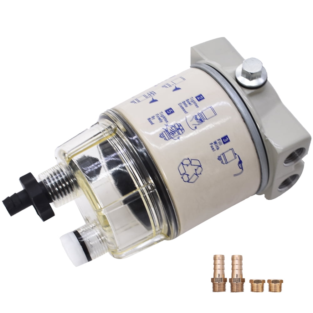 ALLCARB Fuel Filter Water Separator R12T Replacement for Marine Spin