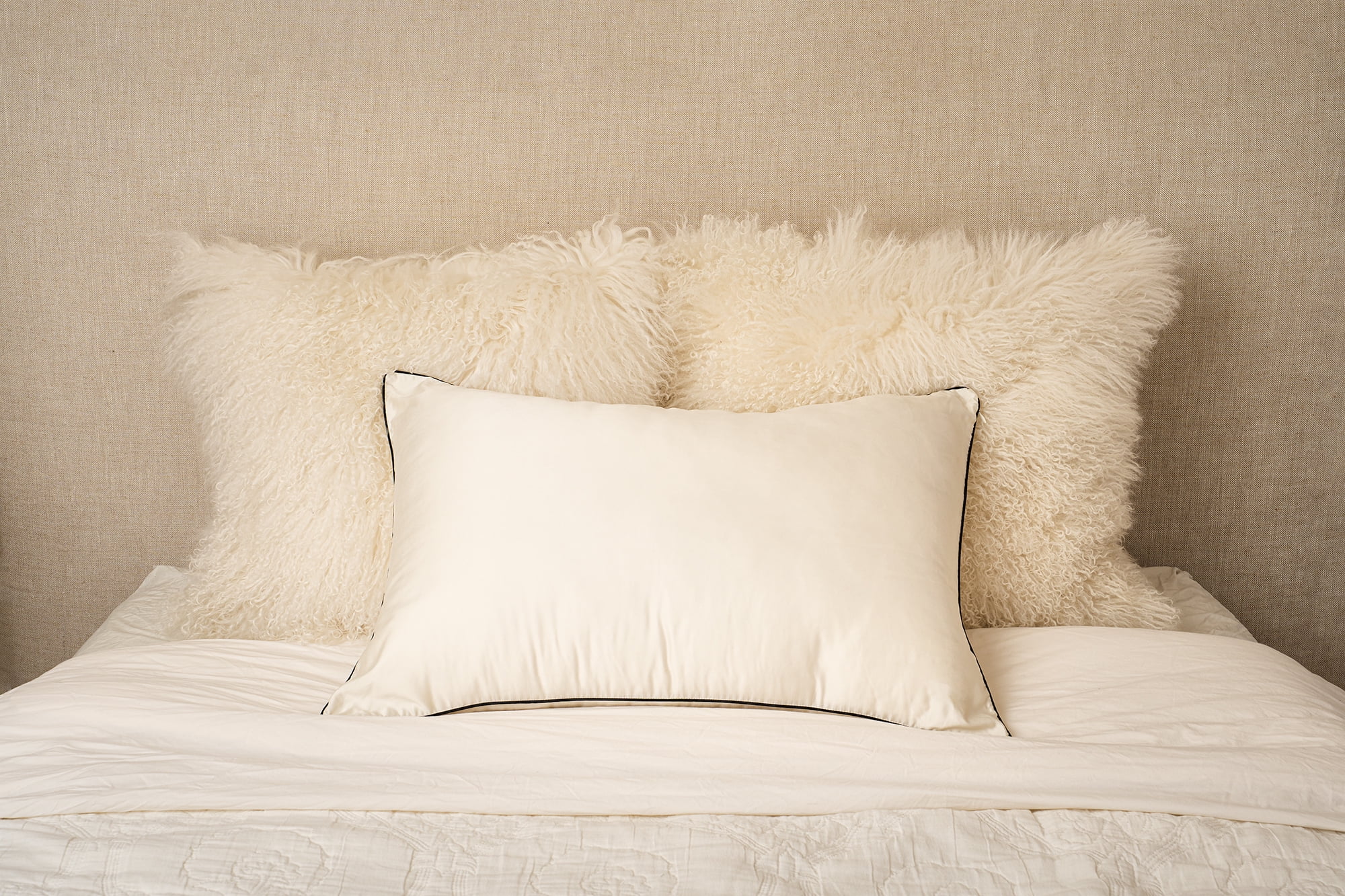 Penny & Lee Silk Copper Infused Viscose Pillowcase - White