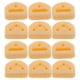 thumbnail image 1 of 12 bridas de plástico para guitarra, con 3 agujeros, para puentes de guitarra acústica, clásica, de nailon, color beige., 1 of 6