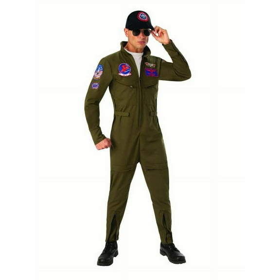 Top Gun Classic Maverick Deluxe Costume for Adults by Rubies, Men's Small
