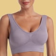 thumbnail image 5 of Conjunto de lencería Sujetador de belleza para mujer, sujetador de ejercicio de una pieza, uso diario femenino (gris L) Kuymtek Gris T L para Mujer, 5 of 5