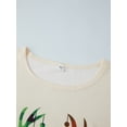 thumbnail image 5 of Family Matching Christmas Pajamas Reindeer Long Sleeve Tops Plaid Pants, 5 of 10