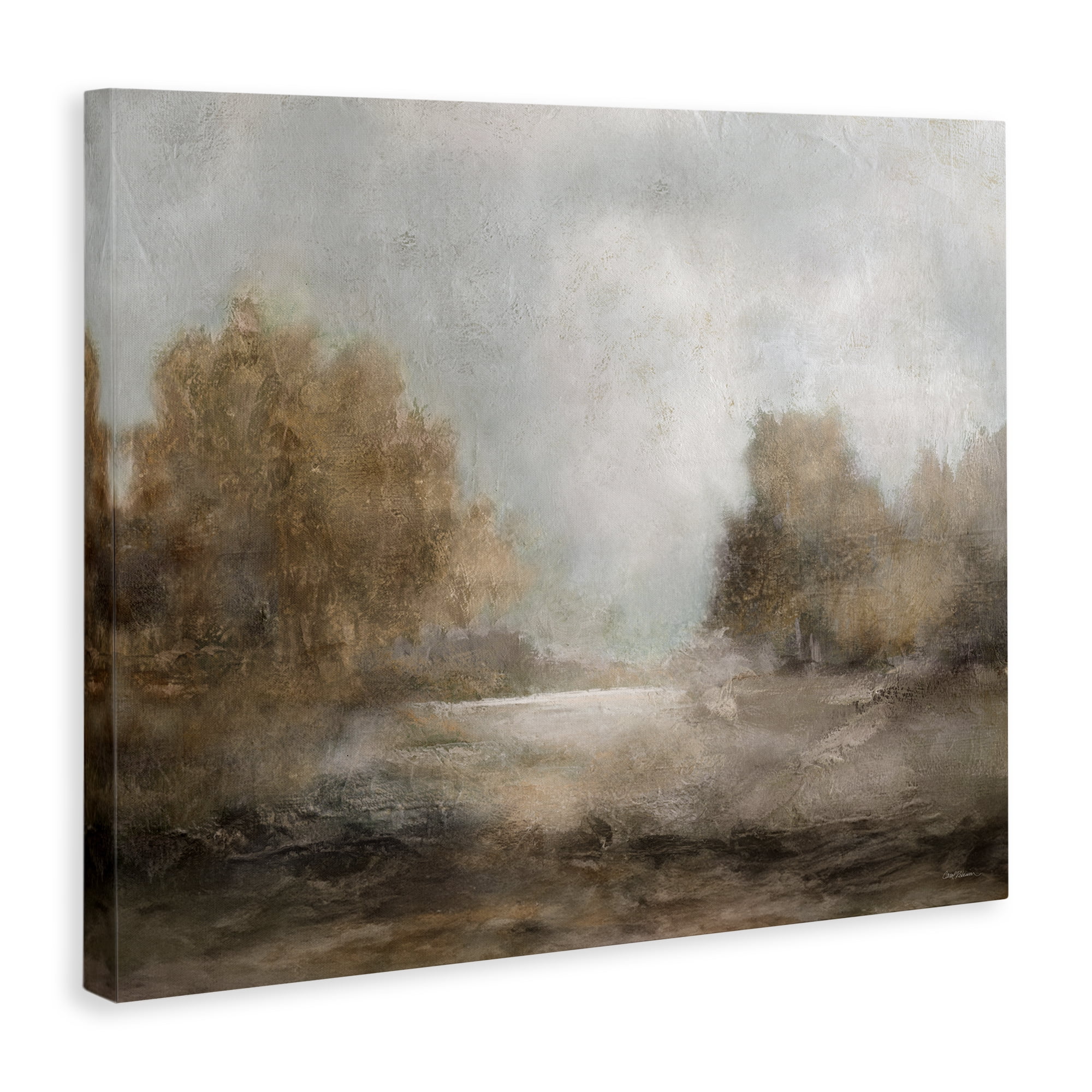 Stupell Industries Rural Scenic Atmosphere Landscape & Nature Painting Wrapped Canvas Art Print Wall Art, 20 x 16