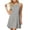 Gray 1, variant on Lenpel Womens Summer Dresses Casual Crew Neck Sleeveless Tank Mini Dresses with Pockets Loose Soft Sundresses for Beach Vacation