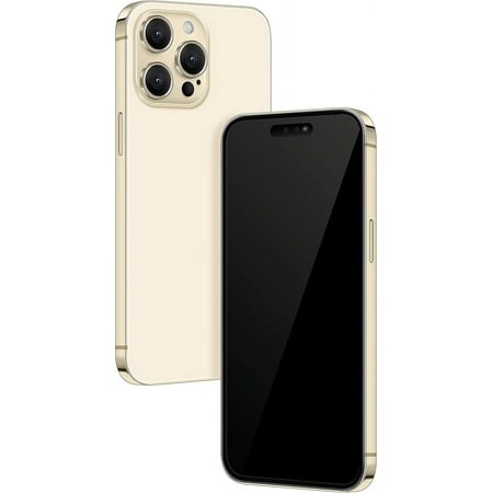 Without Logo - Non Working Replica 1:1 Phone Dummy Display Phone Model for Phone 14 pro Fake Model Toy 14 pro Gold Blackscreen