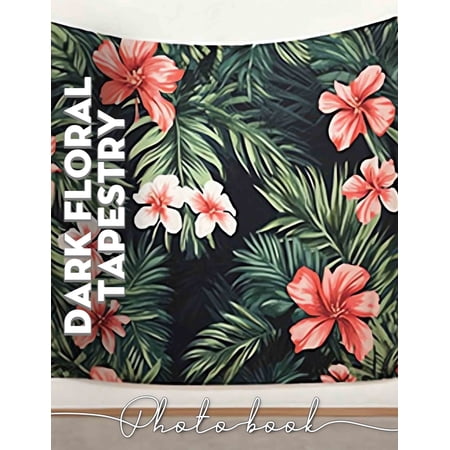 Dark Floral Tapestry Photo Book: Elegant Floral Art Collection Showcasing 40 Stunning Designs For Decor Lovers (Paperback)
