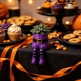 thumbnail image 2 of Clearance! Halloween Whimsical Hanging Leg Planter, Resin Succulent Garden Pot, Witch, 2 of 8