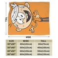 thumbnail image 3 of The Loud House Blankets Ultra Soft Flannel Blanket All Season Fuzzy Blanket Fluffy Cozy Blanket For Couch Bed Sofa 40"X30", 3 of 9