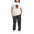 thumbnail image 5 of CafePress - A Product Of Massachusetts Pajamas - Women's Short Sleeve Print T-Shirt and Pants Light Cotton Pajama Set, 5 of 7