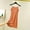 Orange, variant on Silky Nightgown for Women Sleeveless Slip Dress Soft Satin Sleepwear Lightweight Loungewear Casual Nightwear