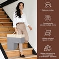 thumbnail image 4 of Organizador de escaleras plegable Stair Basket SAM AND MABEL, 4 of 6