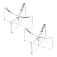 thumbnail image 1 of Soporte de exhibición de softball Uxcell 2 Pcs, soporte para béisbol, estantes de tenis, acrílico transparente, 1 of 7