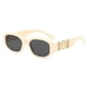 thumbnail image 2 of 2022 Unique Small Glasses Ladies Fashion Personality Fashion Retro Sunglasses Men And Women Diamond Metal Big Label, 2 of 4