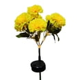 thumbnail image 2 of JZCHUNTOY Solar Powered Artificial Carnation Ground Light, 7 Fork LED Fake Flower Lawn Lamp, IP65 Waterproof Landscape Light, Decorative Pathway Light for Garden, Yard and Patio, 2 of 6