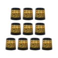 thumbnail image 1 of Billuyoard 10 piezas de virolas de hierro de golf de alta calidad, mangas de eje cónico premium Decoración del hogar Oro, 1 of 1