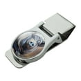 thumbnail image 1 of Big Large Happy Pig Hog Satin Chrome Plated Metal Money Clip, 1 of 4