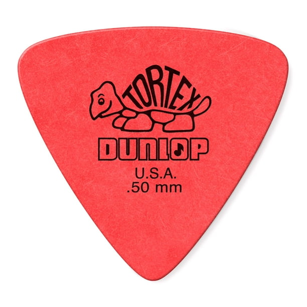 Púas para guitarra Jim Dunlop 23431050033, púas rojas de 0,50 mm