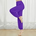 thumbnail image 2 of FRSASU Ripstop Pants for Dance, Hiking, Workouts and More Warm Up Solid Color Pants for Women - Style Purple XXL(XXL), 2 of 5